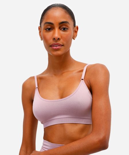 sutiã triângulo de poliamida com bojo removível lilás G sutiã triângulo de poliamida com bojo removível lilás G