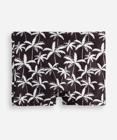 sunga infantil boxer coqueiro preta 8