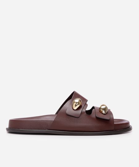 rasteirinha flatform com aviamentos vinho 34