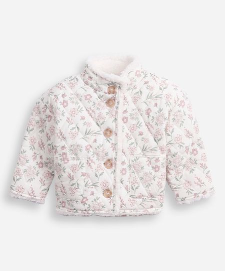 jaqueta puffer infantil matelassê floral colorida 3 jaqueta puffer infantil matelassê floral colorida 3