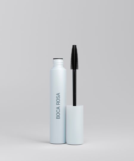 máscara para cílios boca rosa efeito natural marrom UNICO