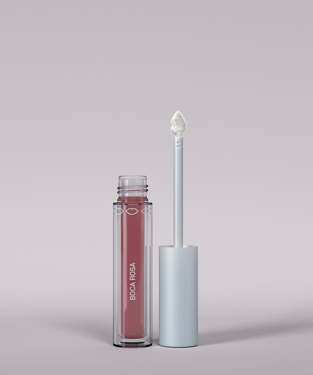 gloss boca rosa hidra lábios rosê translúcido gloss boca rosa hidra lábios rosê translúcido