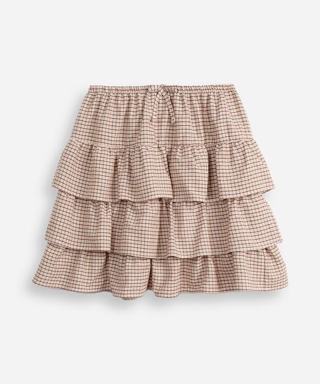 saia juvenil babados xadrez colorida 16 saia juvenil babados xadrez colorida 16