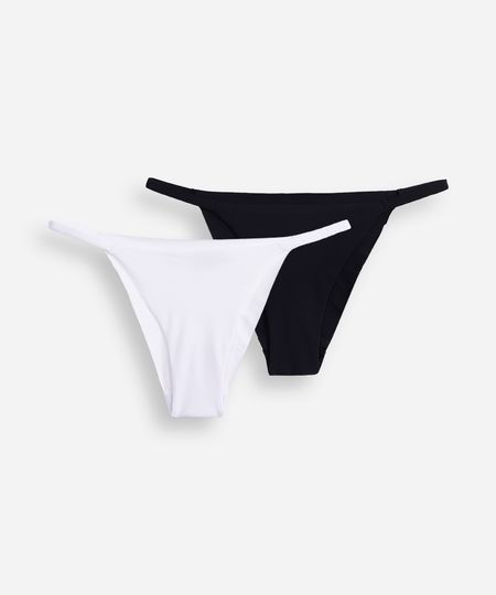 kit de 2 calcinhas biquíni sem costura colorido M kit de 2 calcinhas biquíni sem costura colorido M
