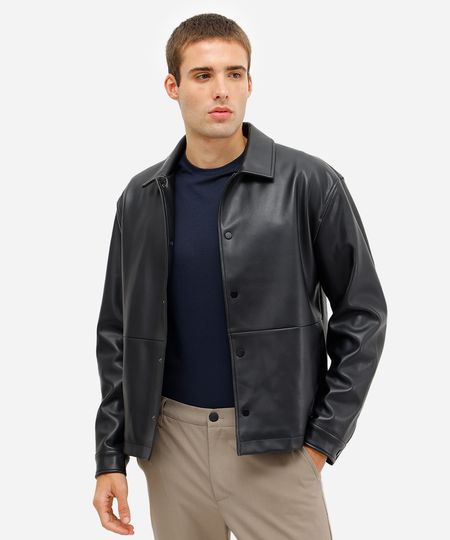 camiseta slim masculina manga curta azul P
