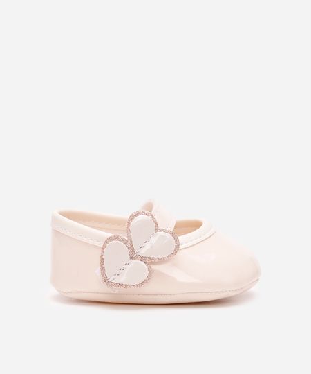 sapatilha envernizada corações off white 1