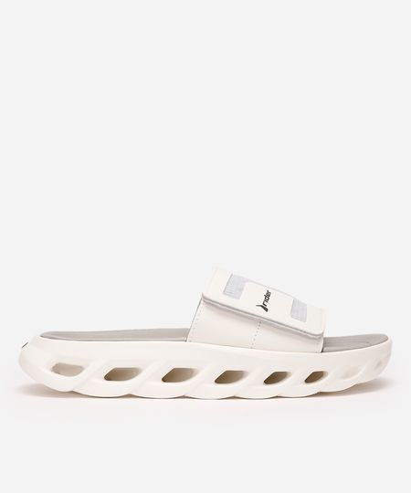 chinelo rider power slide branco 40