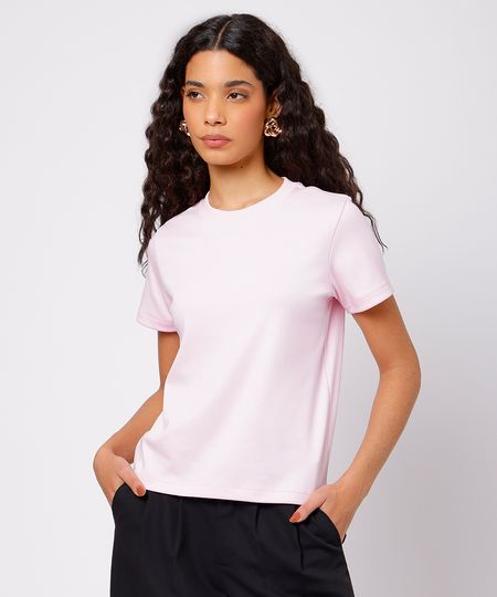 camiseta feminina de algodão peruano slim mindset M