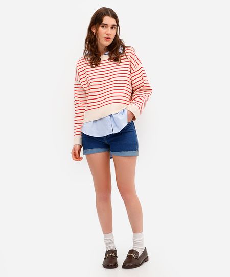 short hot pant feminino jeans cintura alta azul 40 short hot pant feminino jeans cintura alta azul 40