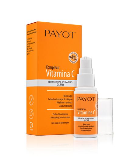 sérum facial payot complexo facial vitamina 30ml Único sérum facial payot complexo facial vitamina 30ml Único