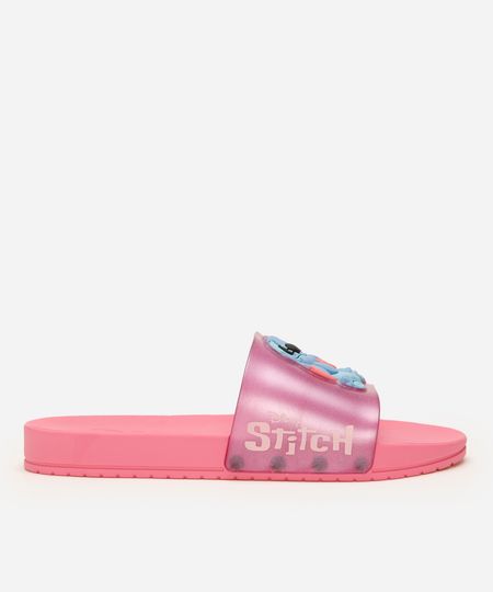 chinelo slide infantil stitch rosa 26-27 chinelo slide infantil stitch rosa 26-27