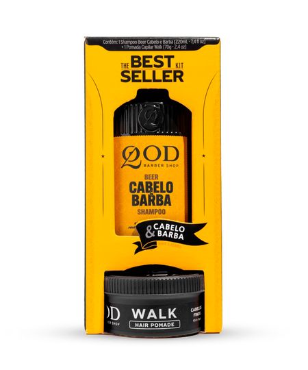 kit shampoo best seller premium beer 220ml e pomada walk 70g UNICO kit shampoo best seller premium beer 220ml e pomada walk 70g UNICO