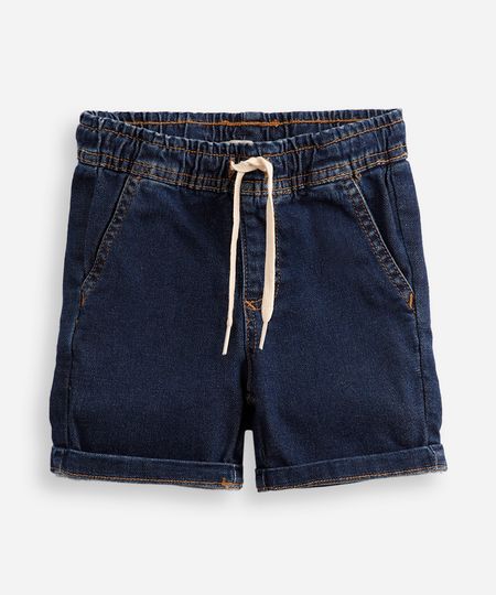 short infantil jeans cós elástico azul 2 short infantil jeans cós elástico azul 2