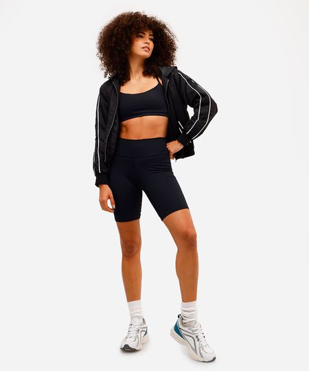 bermuda biker feminina esportiva ace preta GG