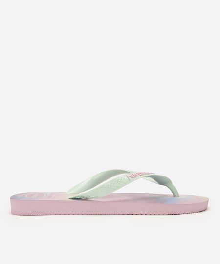 chinelo havaianas top fashion roxo 35-36