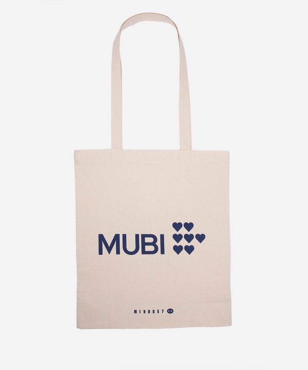 ecobag de algodão estampada mubi mindset bege UNICO