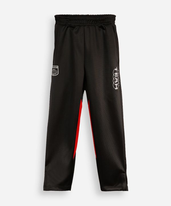 calça esportiva infantil bicolor preta 12