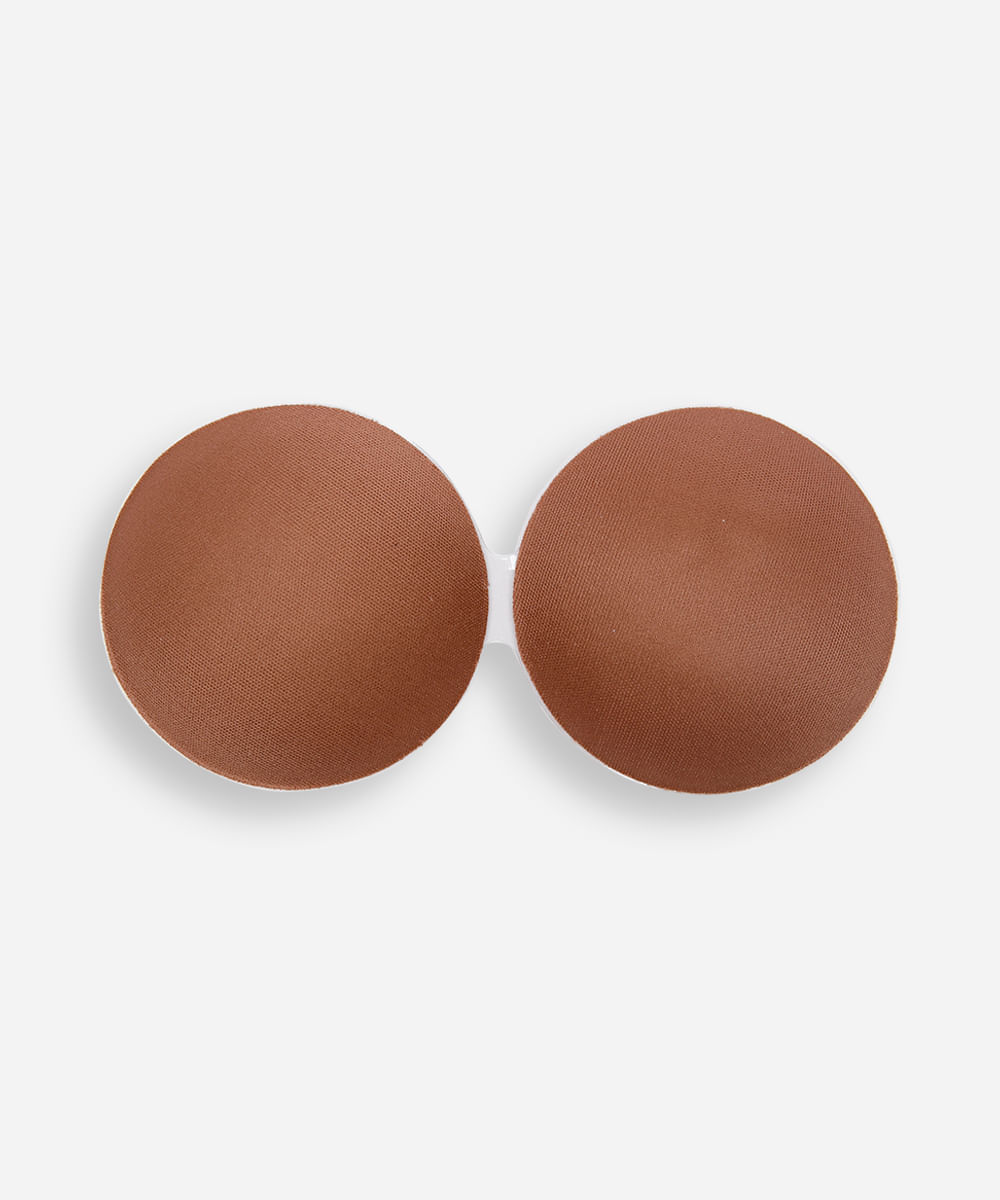 sutiã adesivo invision lov mini lavável - marrom