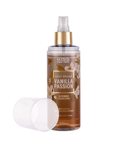 body splash kiss new york blooming collection vanilla passion 200ml 200 ML