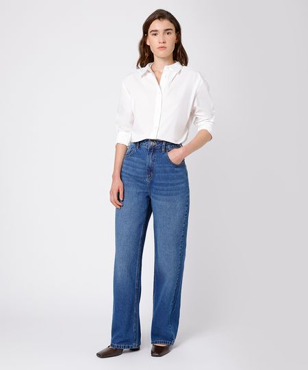 calça copenhagen feminina jeans mindset azul 38