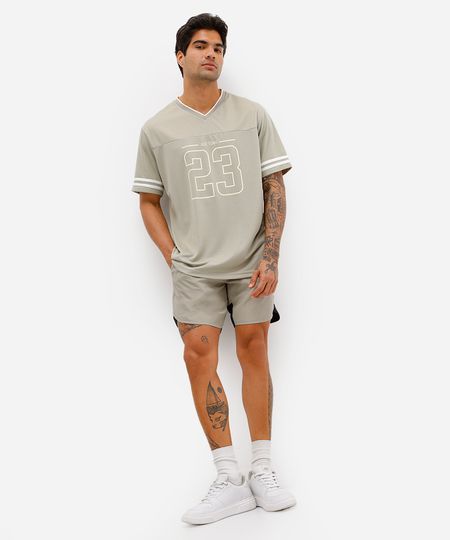 bermuda com transpasse esportiva ace - verde claro P bermuda com transpasse esportiva ace - verde claro P