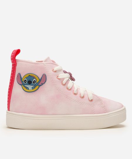 tênis infantil cano médio lilo e stitch rosa 29 tênis infantil cano médio lilo e stitch rosa 29