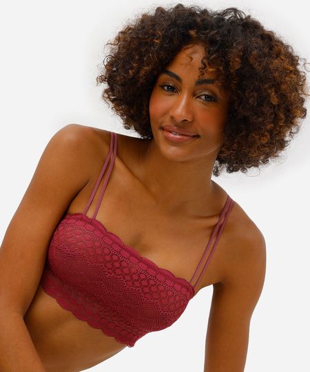 sutiã faixa de renda roxo 42 sutiã faixa de renda roxo 42