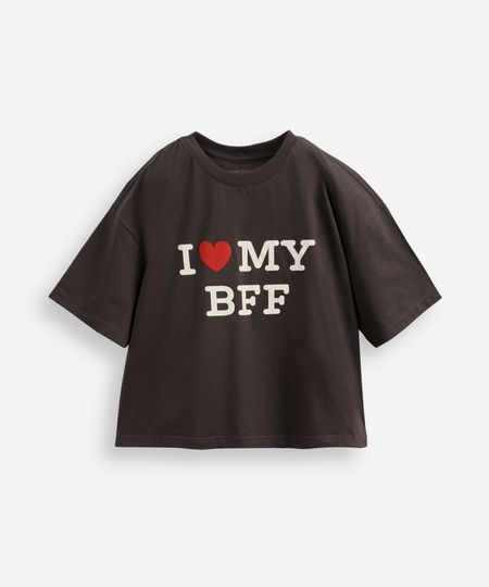 cropped juvenil de algodão estampado cinza 12 cropped juvenil de algodão estampado cinza 12