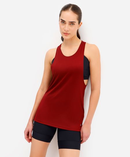 regata nadador feminina esportiva ace vermelha G regata nadador feminina esportiva ace vermelha G