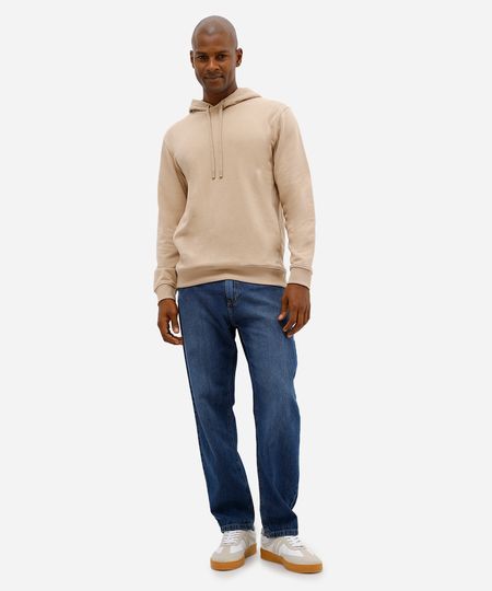 calça reta masculina jeans azul 40