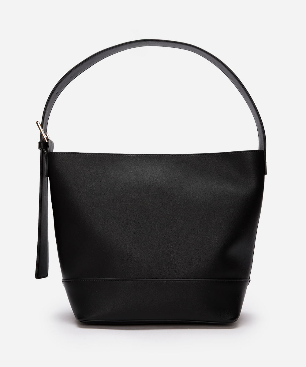 bolsa tiracolo alça ajustável preto