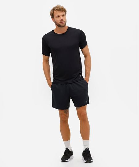 bermuda masculina esportiva ace texturizada preta P