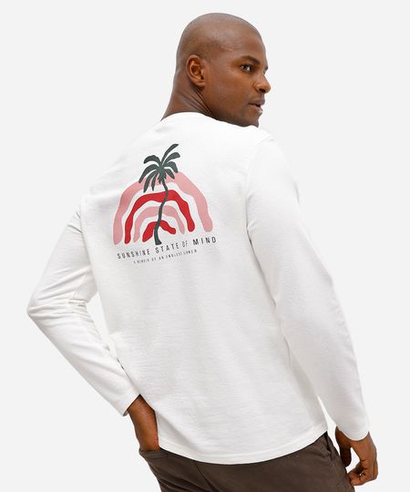 camiseta masculina de algodão texturizada estampada off white G