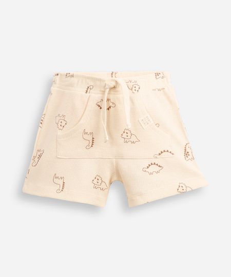 short bebe dino bege 3-6 short bebe dino bege 3-6