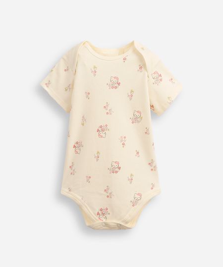 body baby hello kitty off white 9-12