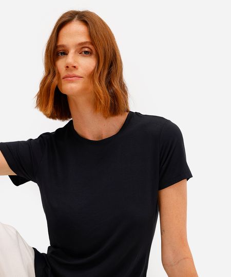 camiseta feminina manga curta airtech preta P camiseta feminina manga curta airtech preta P