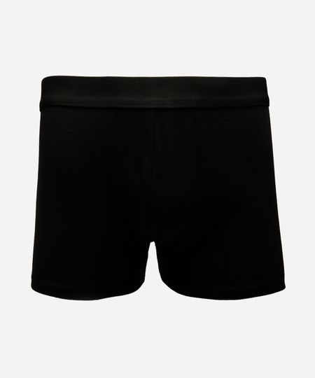 cueca boxer masculina de algodão mash preta M cueca boxer masculina de algodão mash preta M
