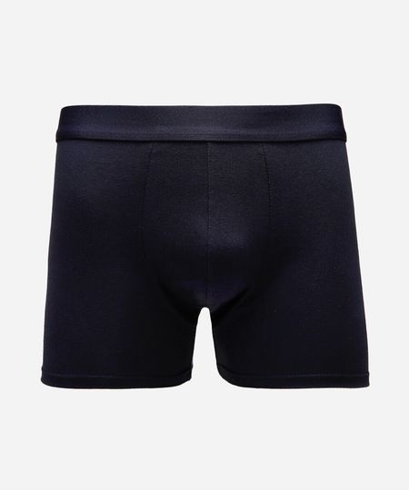 cueca boxer masculina de algodão mash azul G