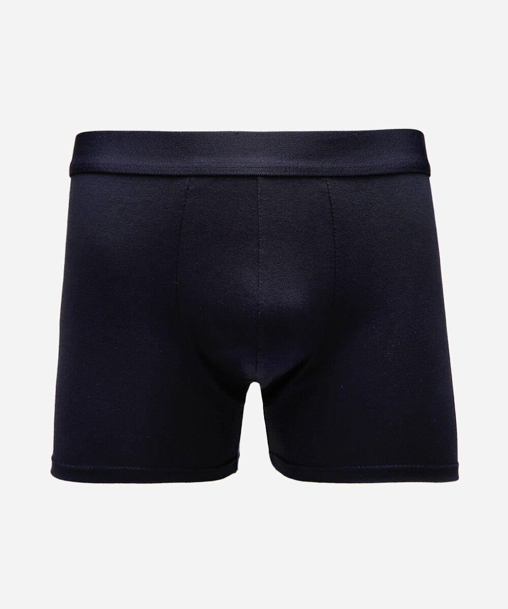 cueca boxer masculina de algodão mash azul
