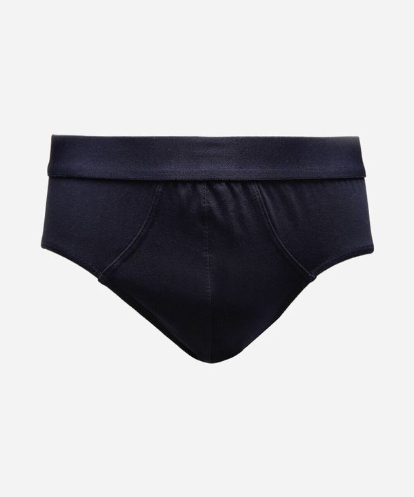 cueca slip masculina de algodão mash azul M