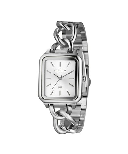 relógio feminino analógico lince lqm4825l30 s1sx prateado UNICO