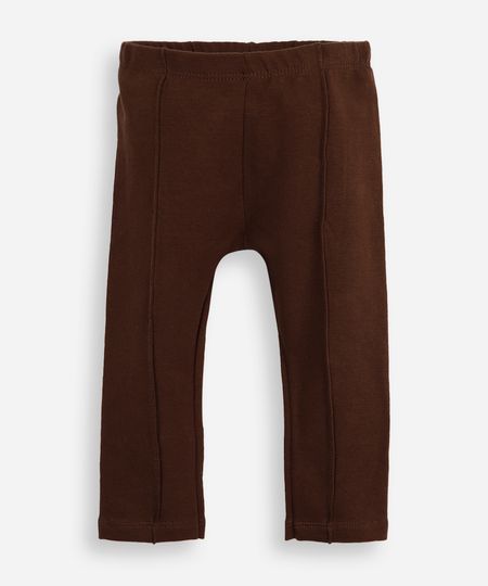calça baby legging montaria marrom 0-3 calça baby legging montaria marrom 0-3