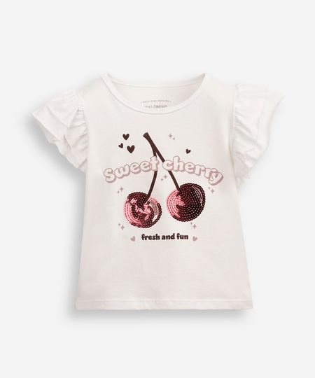 blusa infantil com babado e bordado cereja off white 4 blusa infantil com babado e bordado cereja off white 4