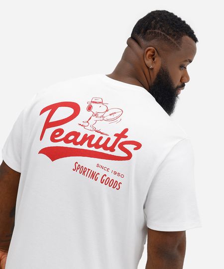 camiseta masculina snoopy plus size off white GG2 camiseta masculina snoopy plus size off white GG2