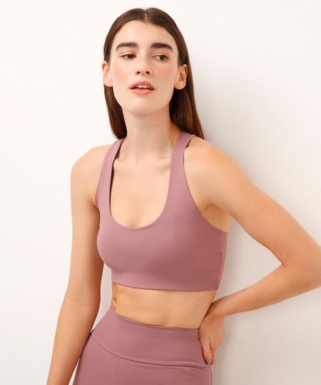 top de poliamida bojo removível nadador esportivo ace rosa M top de poliamida bojo removível nadador esportivo ace rosa M