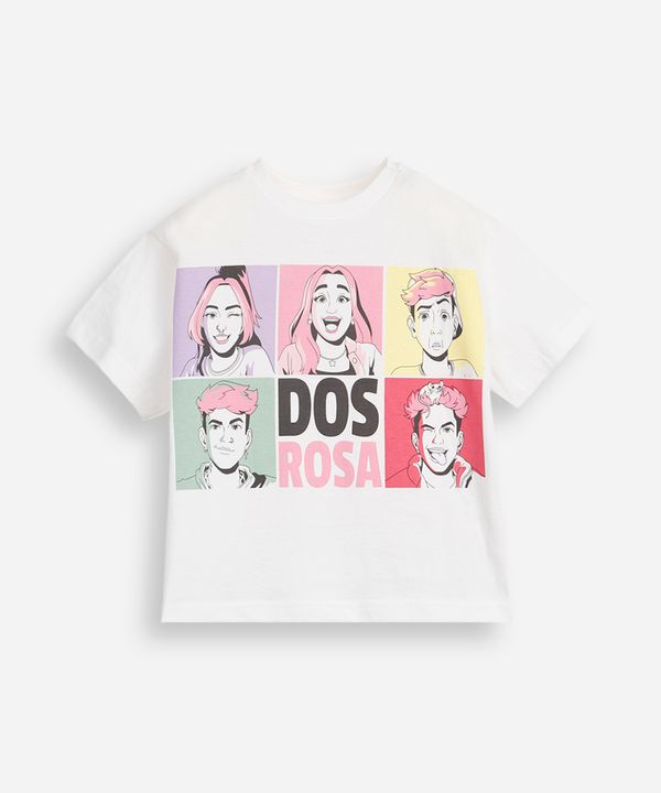 blusa infantil de algodão dos rosa off white 8