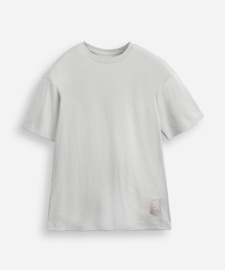 camiseta juvenil de algodão manga curta cinza 12