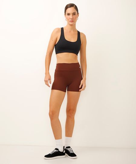 bermuda de poliamida básica curta esportiva ace marrom P bermuda de poliamida básica curta esportiva ace marrom P