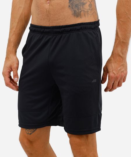 bermuda masculina esportiva ace com recorte texturizada preta G bermuda masculina esportiva ace com recorte texturizada preta G