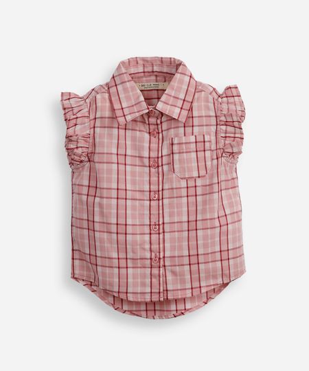 camisa infantil manga curta xadrez colorida 2 camisa infantil manga curta xadrez colorida 2